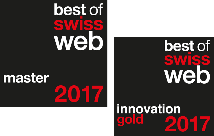 Awards Best of Swiss Web und Master