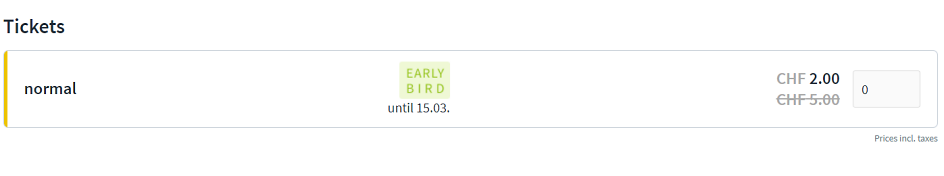 early bird 5