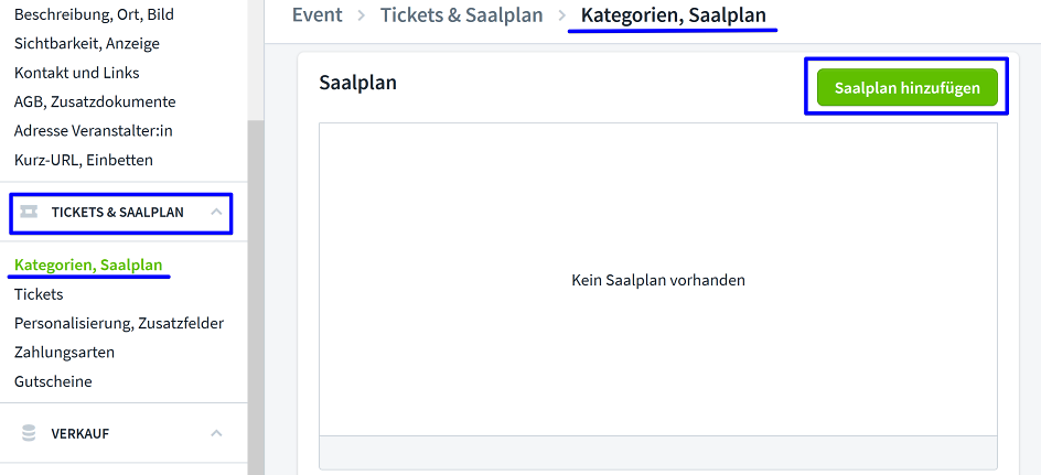 Saalplan one