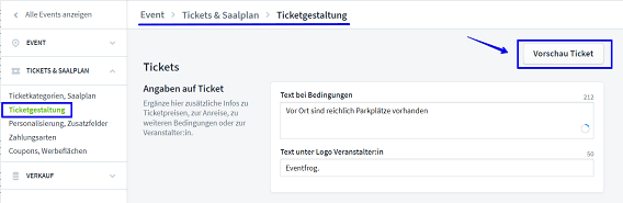 Ticketvorschau I neu